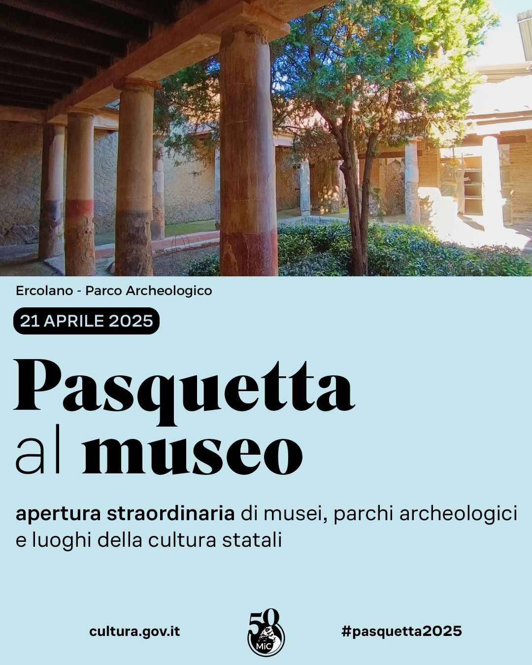 Pasquetta al Parco Archeologico di Ercolano 2025